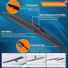 Windshield Wiper Blades for 2024-2025 Chevy Trax – Front & Rear Set, OEM