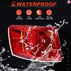 Tail Light Assembly Outer Compatible with 2011-2018 Volkswagen Jetta Left