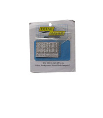 White Background Street Rod #2 1:24 1:25 Detail Master Model Car Accessory 2301