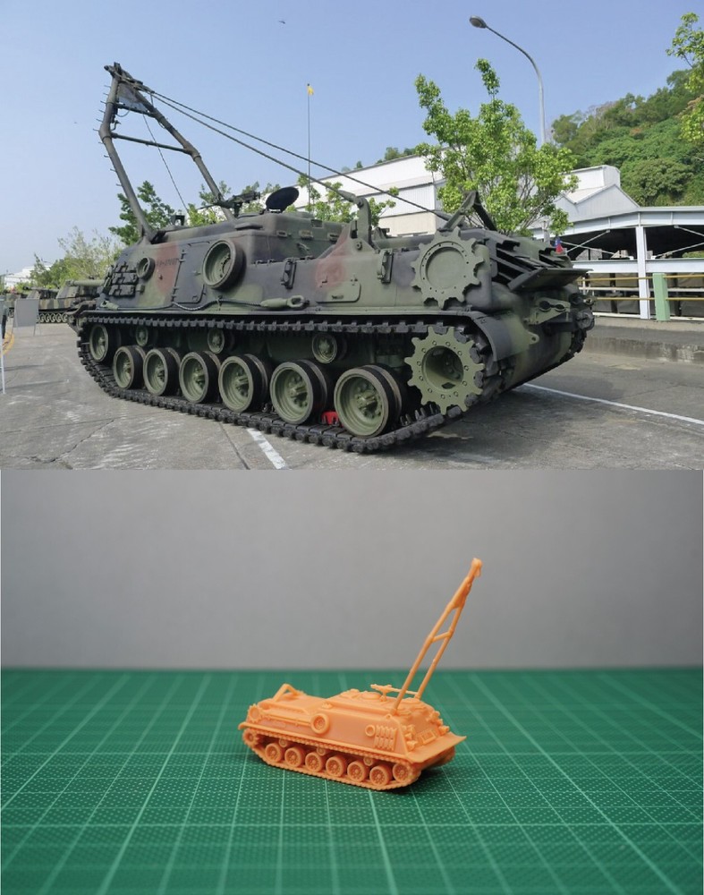 1/144 USA M88A1 Hercules Equipment Recovery Vehicle (fine detail) Resin Kit