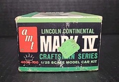 AMT Vintage 1/25 1959 Lincoln Continental Mark IV Craftsman Series Kit# 4035-100