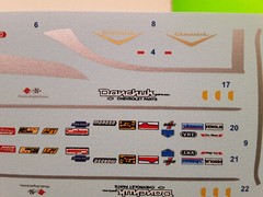 Decal Sheet Mongoose Tom McEwen Drag Race 57 Chevy Bel Air 1/24 Funny Car