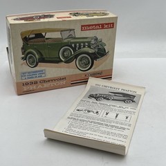 Metal Kit 1932 Chevrolet Phaeton by Hubley 1950s Lancaster PA Box Only Display