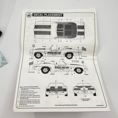 Monogram 69 Camaro Indy Pace Car 1/25 Model Kit Open Box Complete Imperfect 1969