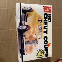 LOOK AMT /ERTL 1937 CHEVY COUPE SCALE 1/25 MODEL KIT OPEN BOX Sealed Bags