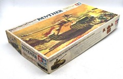 Vintage Tamiya Panzer kampfwagen V German Army Panther 1/35 MOTORIZED Tank Kit