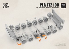 Border BN-001 1/35 PLA ZTZ-100 MBT w/ZRY222 Unmanned Vehicle & “Robot Wolves”