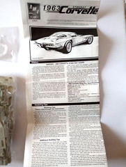 AMT 1963 Corvette Stingray Split Window 1/25 Scale 50th Anniversary New Open Box