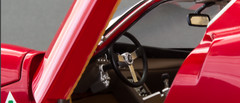 Race Car 1 18 Classic Vintage Racing 24 Custom Concept Carousel Red 12