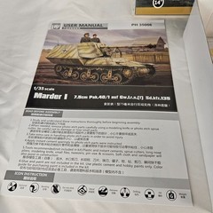 Panda Marder I 7.5cm Pak.40/1 auf Tank 1/35 Scale Plastic Model Kit