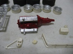 Parts Only- MPC 1934 Ford Coupe Slammer Race Car 1/25 Scale Model Kit #1-0711