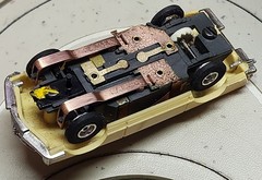 Faller AMS Mercedes 230 SL Cabrio With Flat Armature Motor, 1960s, Auto #EBS1900