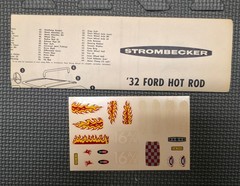 EXTREMILY RARE STROMBECKER 1932 Ford Hot Rod kit from 1959 FACTORY SEALED INSIDE