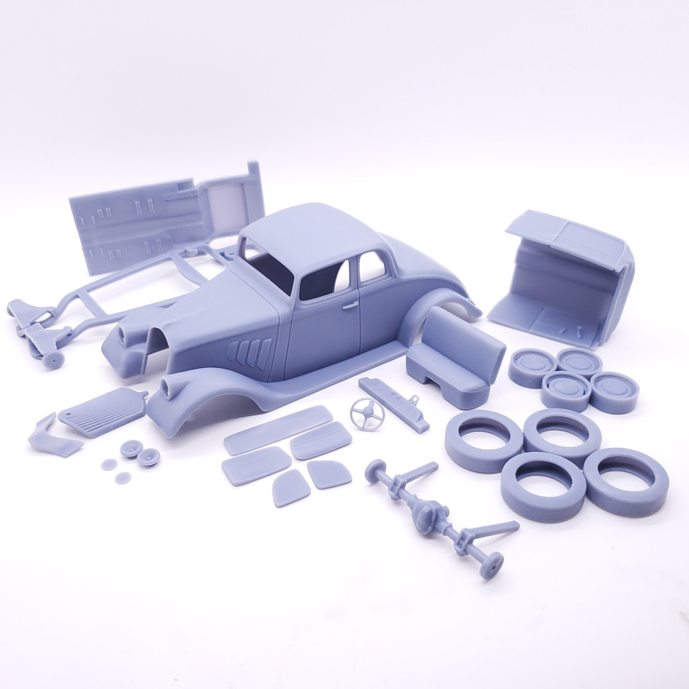 1933 Willys Coupe – 1:25 Scale Resin Kit Accessories Classic Diecast Vehicle Car