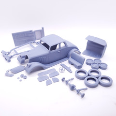 1933 Willys Coupe – 1:25 Scale Resin Kit Accessories Classic Diecast Vehicle Car