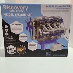 Discovery #Mindblown Model Engine Kit with Moving Parts and LED Lights.
