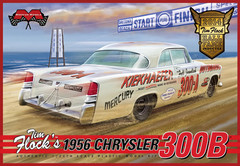 Moebius 1956 Chrysler 300B Tim Flock – Plastic Model Car Kit – 1/25 Scale