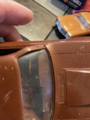 1971 Plymouth roadrunner promo amt Brown 1:25 Scale Model Car Rare Missing Seat