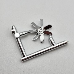 AMT 1/25 67 Chevelle Pro Street AMT876/12 Parts Kit Bash Chrome Fan