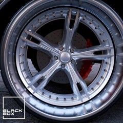 1:25-1:24 Scale Resin Fusion Style Rims and Tires With Brakes-Unpainted