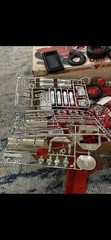Vintage Lindberg 1/8 Hot Rod Model Kit Red Demon Hot Canary Blue Streak Car 3n1