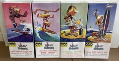 Lot Of 4 BRAND NEW SEALED Hawk Silly Surfers Model Kits 2003 FAST SHIPPING