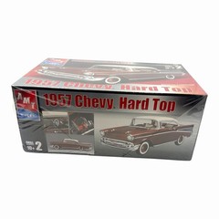 1957 Chevy Hard Top, 1:25 Scale Model. New, Still In Plastic. Skill Level 2