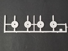 1955 Chevrolet Bel Air WHITEWALL TIRES WHEELS for Revell Monogram 1:25 Model Kit
