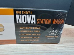 AMT – 1963 CHEVY II NOVA STATION WAGON – 1:25 SCALE KIT – FACTORY SEALED NEW
