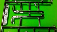Custom Side Pipes 1977 Ford Van E150 Econoline 1/25 AMT FANTA Grill Wheel Flares