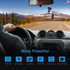 Dash Cam Front with 32G SD Card, BOOGIIO 1080P FHD Car Driving Recorder 3” IPS