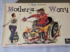 Vintage ORIGINAL Revell Ed “BIG DADDY” Roth MOTHER’S WORRY FACTORY SEALED 1963