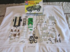 AMT HOGANS HEROS JUNKYARD AND OTHER ASSORTED MODEL PARTS LOT #23