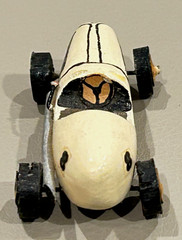 Vintage Custom Built Wood Midget Racer Model Indy 500 Marx Slush Race Stock Car