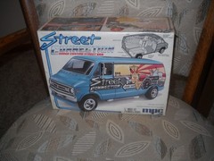 😎-MPC MODEL KITS*1/25*STREET CONNECTION “DODGE CUSTOM STREET VAN”1-0414😎SEALED