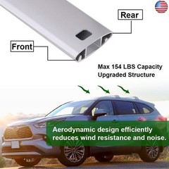 Snailfly Silver Cross Bars Roof Racks Fit for 2020-2026 Toyota Highlander XLE