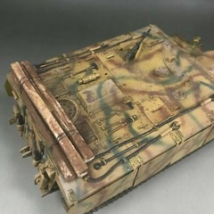1/35 Built Trumpeter 00385 WWII German E-10 Tank Destroyer Model