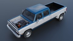 1/25 resin 3d printed 1983 Dodge Ram W350 Crew Cab dually by Andrey Bezrodny