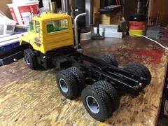 1/25 Scale Model Semi Truck Custom Off Road Construction Tires