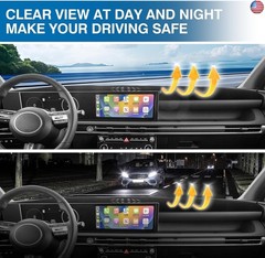 KUST Black Dash Cover Compatible with Hyundai Tucson 2025 2026 (Without HUD)