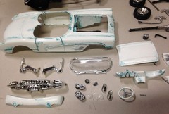 Vintage Revell 1960 Corvette – Complete