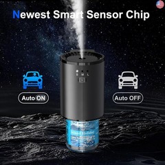Car Air Freshener, Smart Car Air Freshener for Vent Clips, 1200 Sprays Per