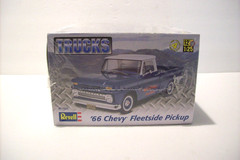 Revell 1966 Chevy Fleetside Short Box Pickup Truck, Factory Sealed, 1/25, 2015!