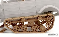 MENG VS-018 1/35 GERMAN Pkw.K1 KUBELWAGEN TYPE 155 HALF-TRACK Model Kit