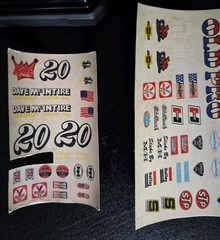 Old Pro, Watkins, 1952, 27 FD, Montana Decal Lot 1:24 AMT Waterslide 1:25 Decals