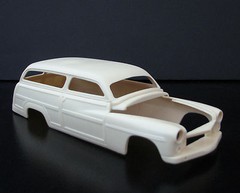 Jimmy Flintstone 1949 Mercury Woodie chopped wagon body resin 1/25 scale NB282