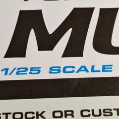 Bullet Door Mirrors 1966 Ford Mustang 1:25 scale model car part AMT