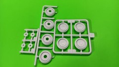 Revell 71 1971 Ford Mustang Mach 1 1/25 Stock Hubcap Rim Wheel Whitewall Tires