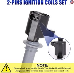 Set of 6 Ignition Coil Pack Spark Plugs for 3.0L 2001 2002 2003 2004 2005 2006