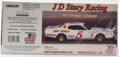Salvinos JR Models “JD Stacy Racing” Neil Bonnett 1977 Dodge Charger 1/25 Kit